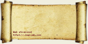 Lana Backović vizit kartica